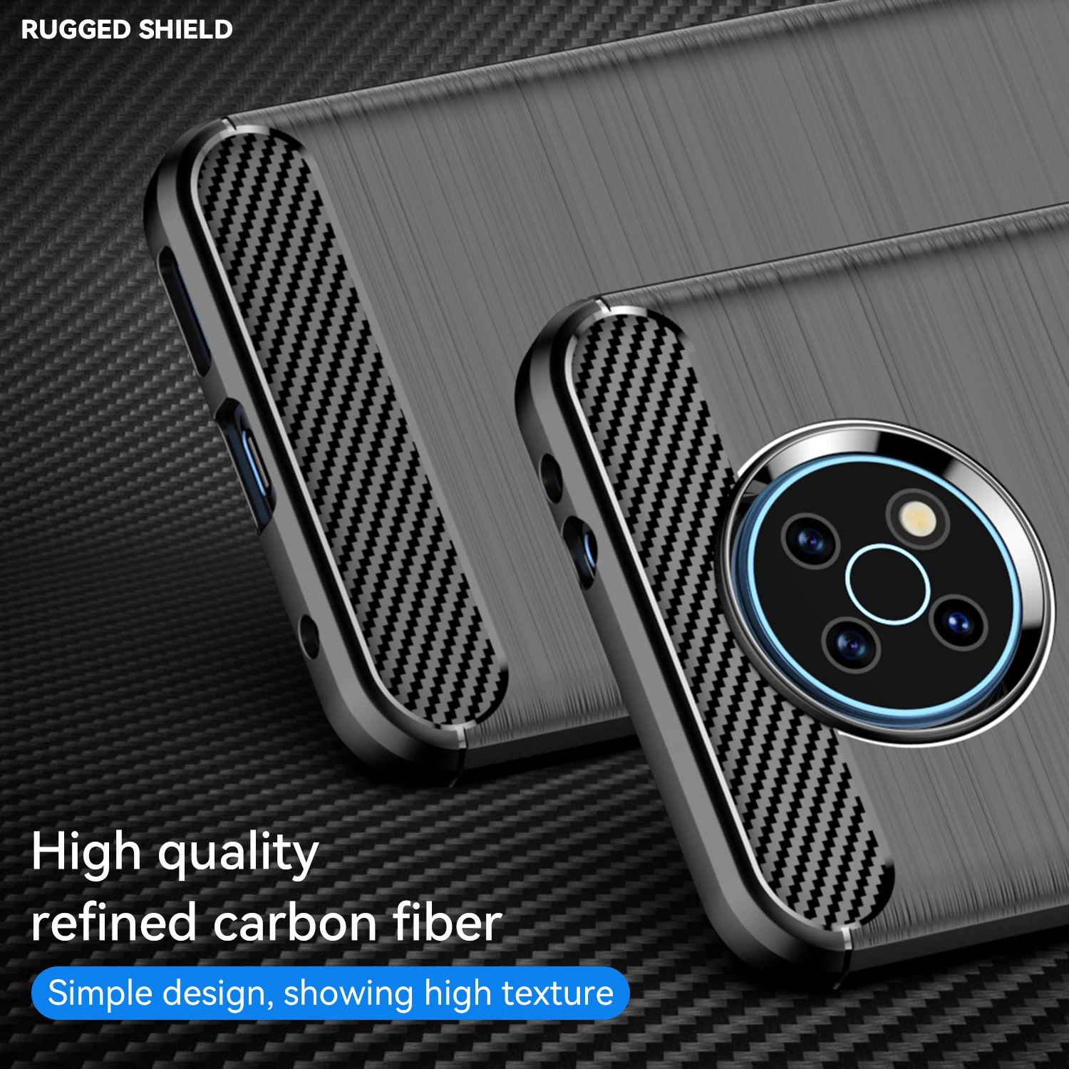 For Nokia G50 Case For Nokia G50 Cover Soft TPU Bumper Carbon Fiber Phone Case For Nokia X10 X20 G10 G20 XR20 G 50 G50 Fundas