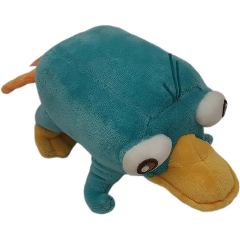 

Синяя плюшевая игрушка Platypus, мягкая милая кавайная пушистая утка, плюшевая игрушка, уютная прикроватная игрушка для детей, подростков, девочек, женщин, мальчиков, подарок на день рождения