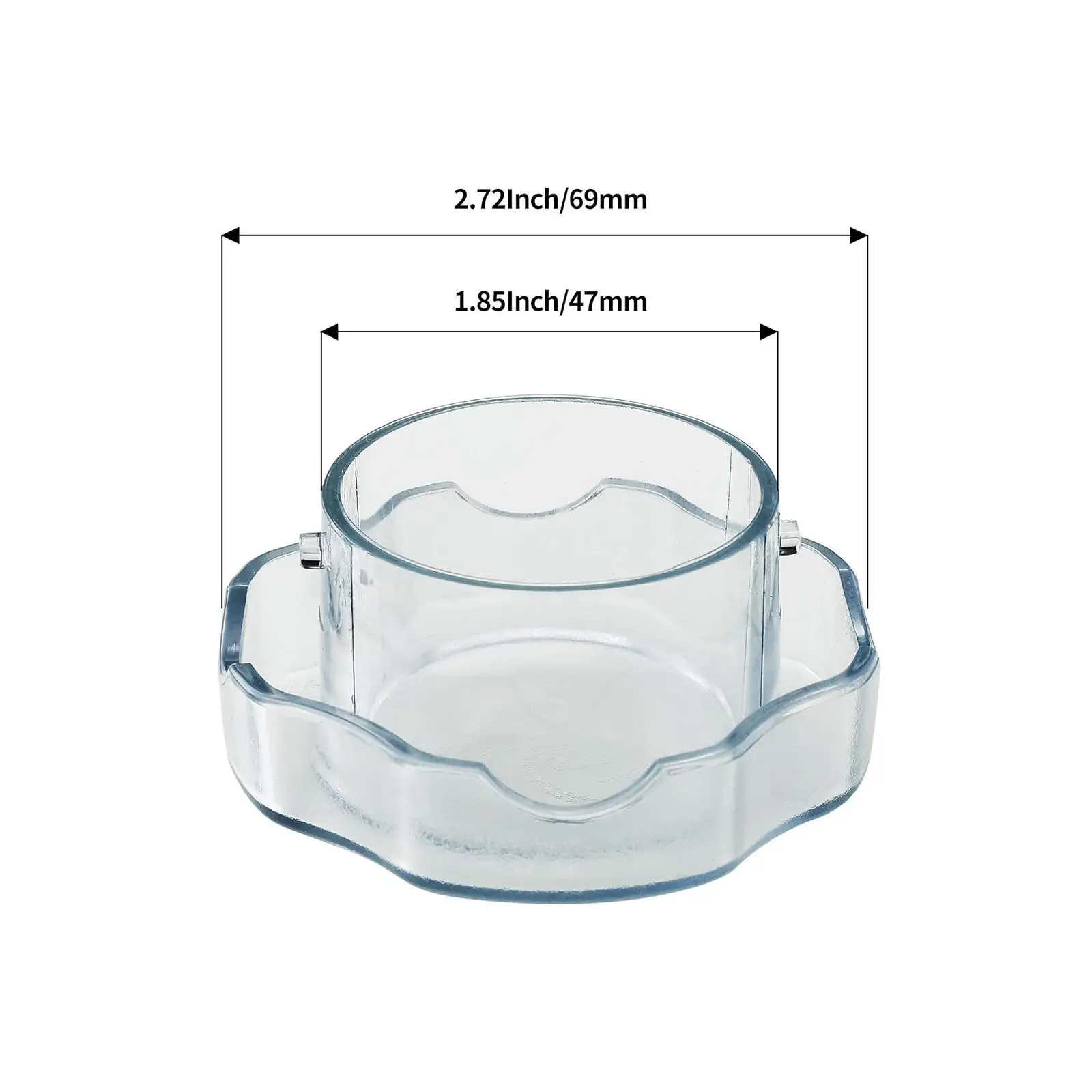 Lid Plug Replacement Part Easy to Install Transparent Compact Fit Drink Machine Accessories for Pro 750 Model 7500 Vm0158 Vm0103