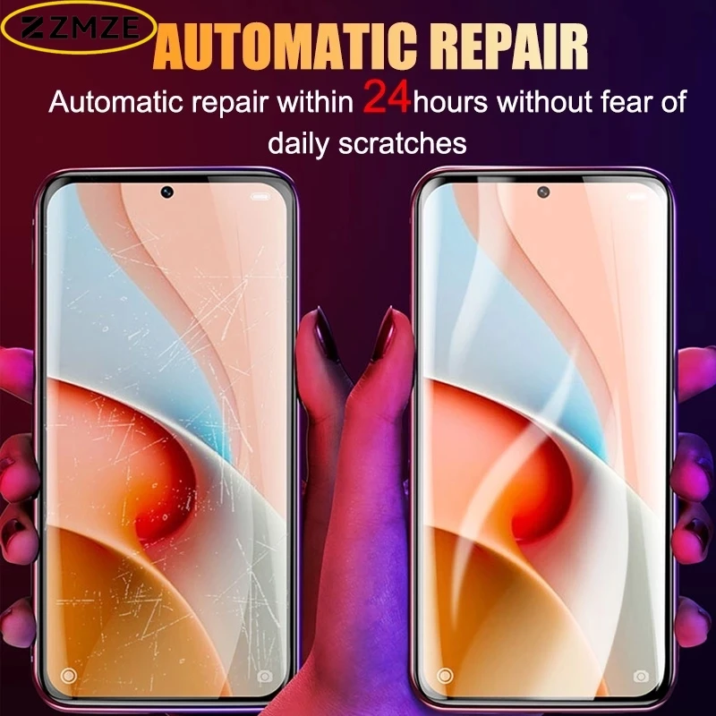 4/5 Stück Hydrogel-Folie für Xiaomi 17 Ultra 15 14 13T 12S 11 10 Note 10 Pro Displayschutzfolie Glatte Oberfläche Hochauflösende Weiche Folie – Detail 7
