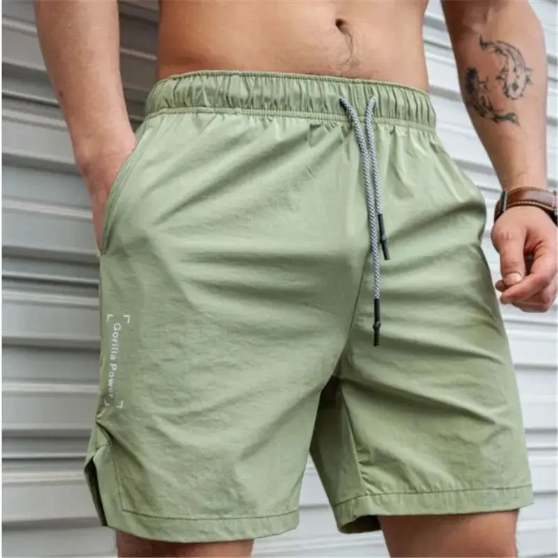

Men's Lightweight Running orts Straight Leg Eighteen Pants Breathable Comfortable for Squat F Activi Summer Autumn