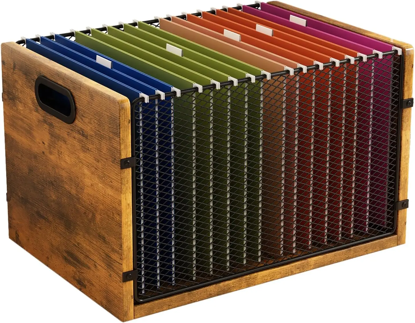 

Подвесной органайзер для файлов с ручками, коробка для хранения документов, настольный держатель для файлов, компактный контейнер для хранения формата Letter