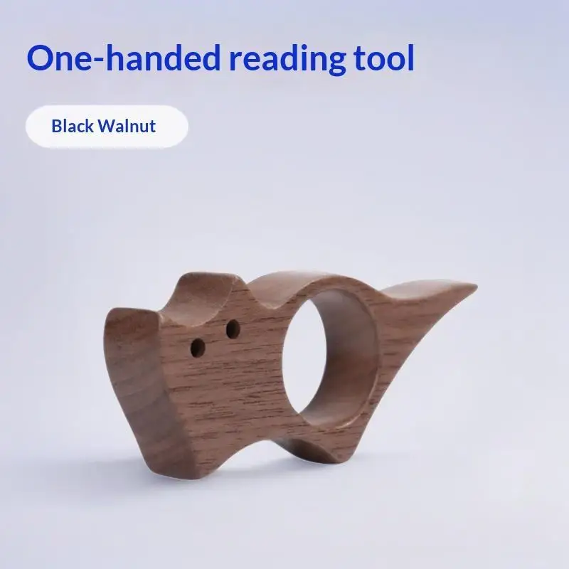 Cute Animal Themed Wooden Cat Dog Bookmark Smooth Edge Page Marker for Kids Students Reading Study Home School Supplies