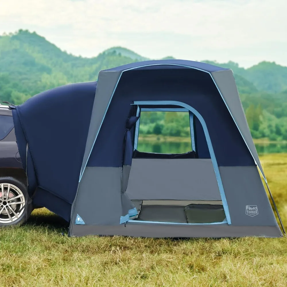 5 Person SUV Tent with Movie Screen Weather Resistant Portable for Car SUV Van Camping,Awnings