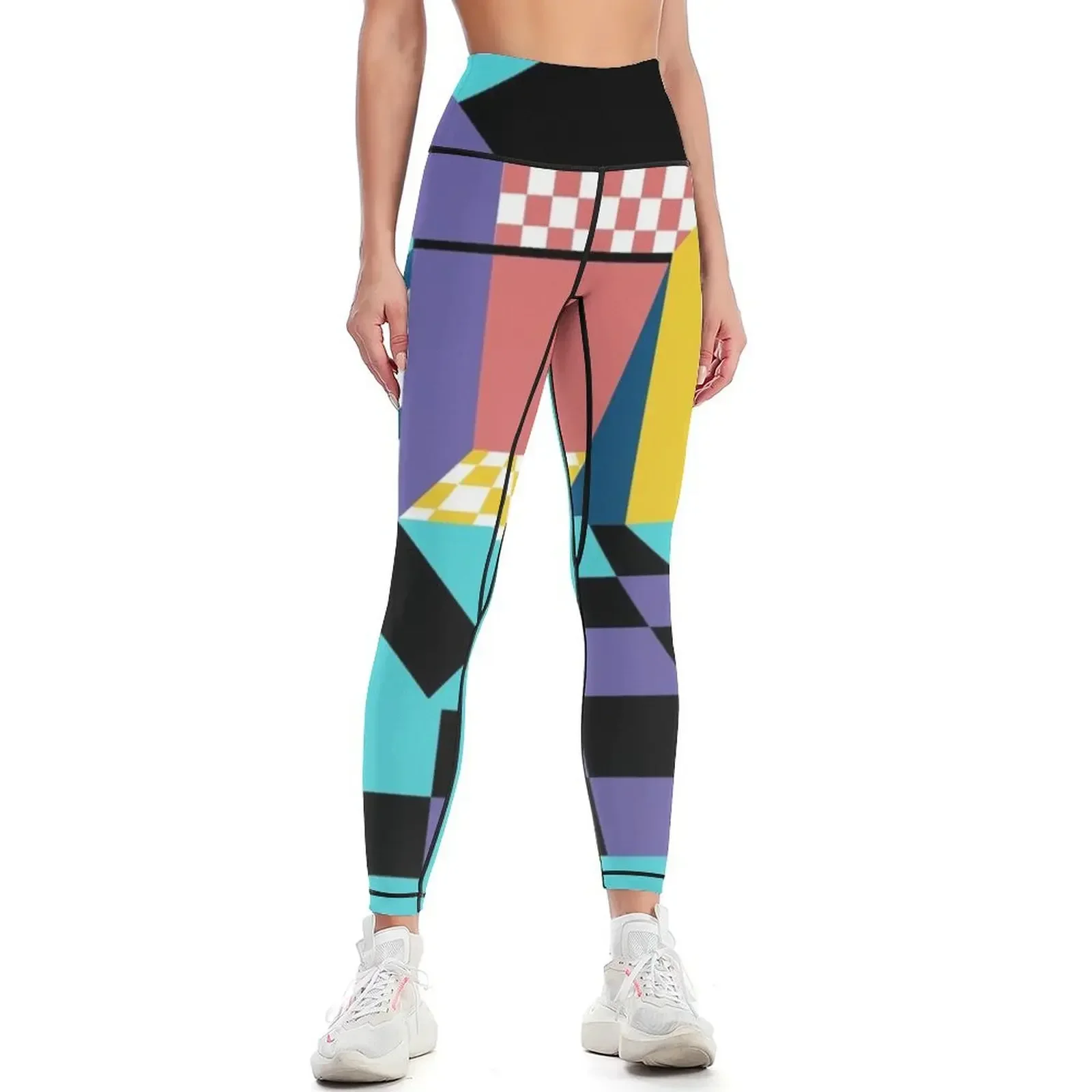 

Color Background Unraveling Box Leggings Legging sexy woman joggers for Women's trousers sporty woman push up Womens Leggings