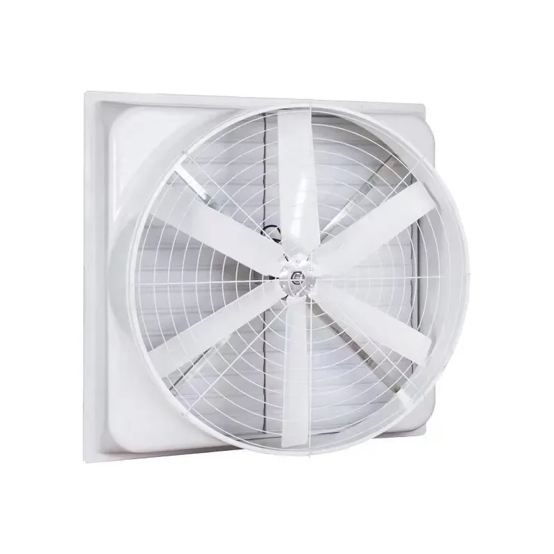 Electric 380V Ball Bearing Wall-Mounted Axial Negative-Pressure Industrial Exhaust Suction Fan Aluminum Alloy Blades