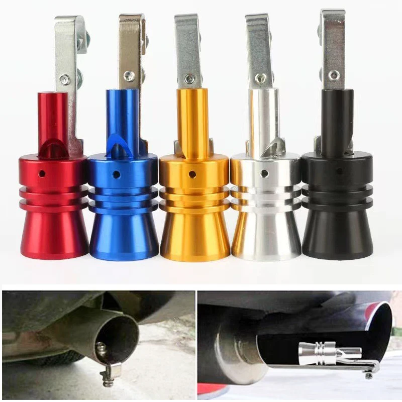 

General Exhaust whistle Car Tail Throat Whistle Turbo Turbine Whistle Motorcycle Sound Simulator Blow Off Valve Auto Accessories