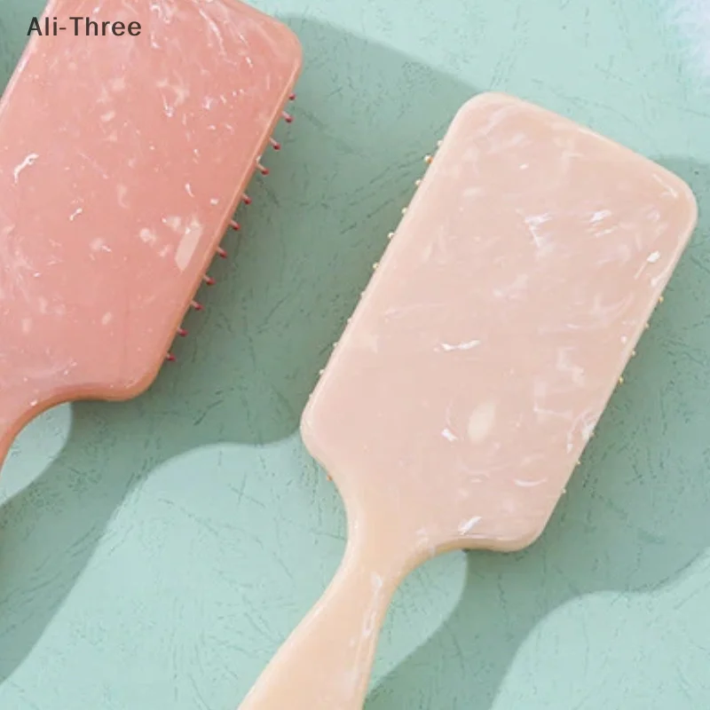 1Pcs Explosive Marble Air Cushion Comb Smooth Hair Without Knotting Air Bag Massage Plastic Comb Spot Wholesale