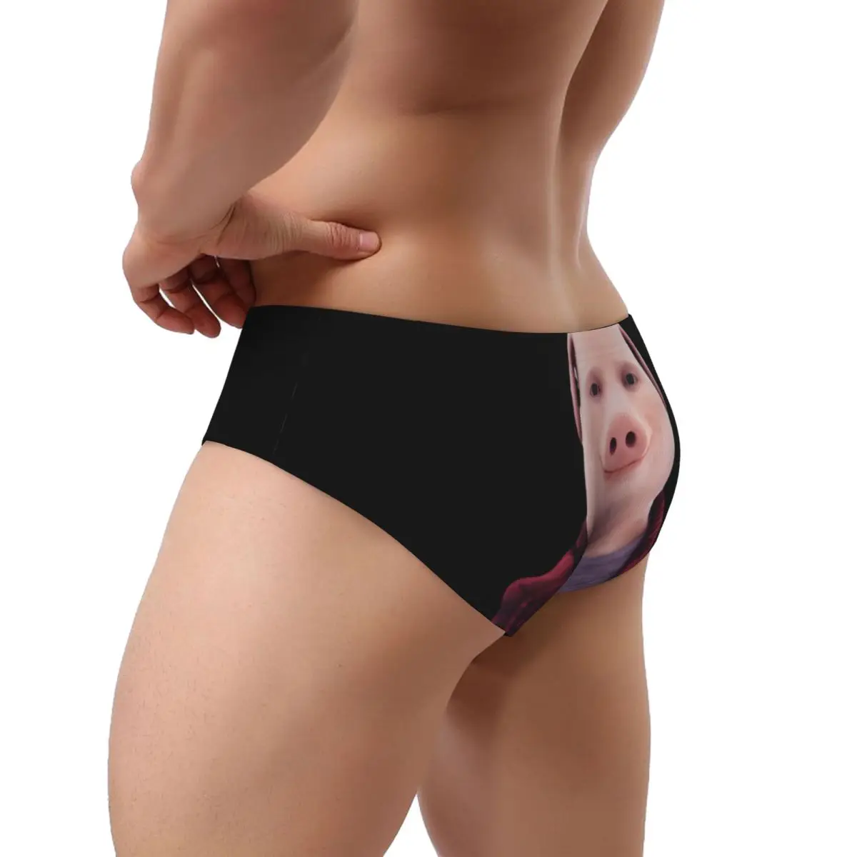 الرجال المخصص جون بورك يدعو سراويل داخلية الذكور تنفس ملخصات الملابس الداخلية #3