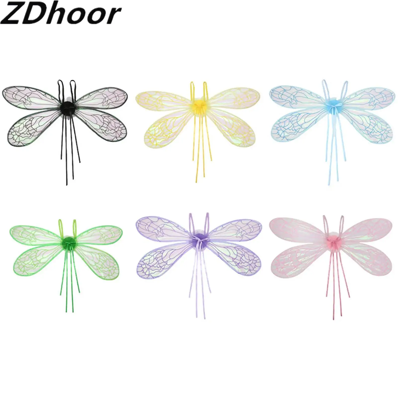 

Halloween Fairy Dragonfly Party Wing LED Light Wings Masquerade Party Costumes Dress Up Accessories Props
