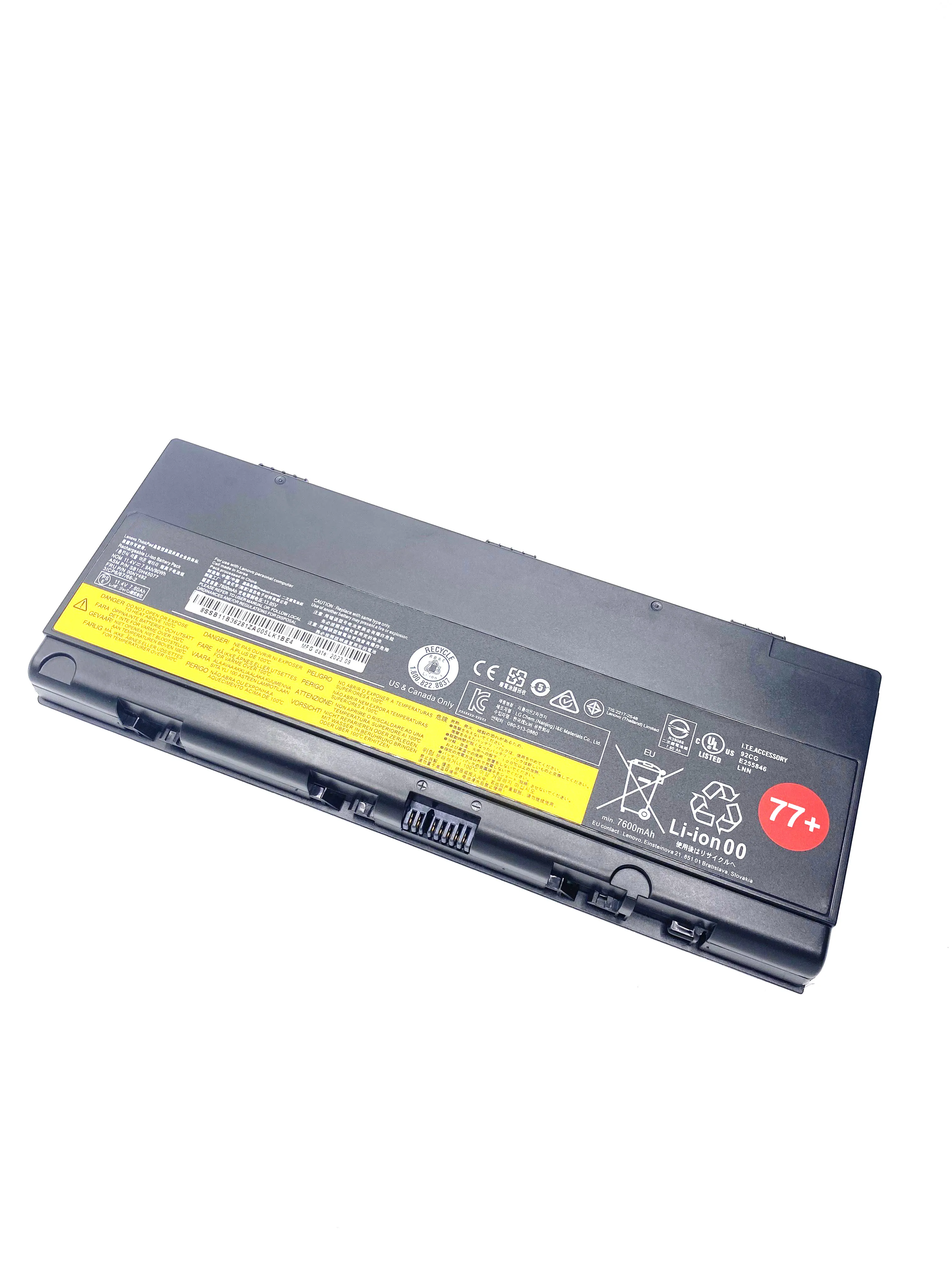 Imagem -03 - Bateria Original do Portátil para Lenovo Thinkpad 00ny492 00ny493 0ny490 00ny491 Sb10h45077 Sb10h45075 77 77 Sb10h45078 P50 P51 P52