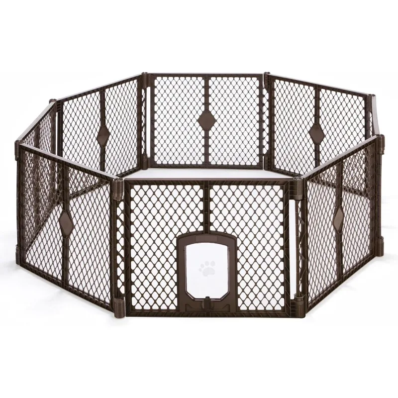 

MYPET North States Petyard Passage, 8-Panel Pet Containment with Swinging Door