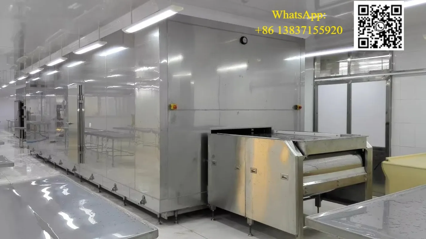 Customized IQF Blast Tunnel Freezer Quick Freezing Machine for Vegetable for Cold Room Storage