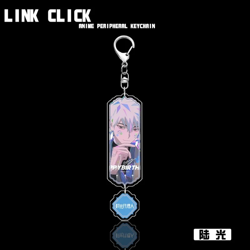 Link Click Charles Lucas Jo Publicized Personality HD Pattern Handsome Keychain Acrylic Mezzanine Pendant Animation Peripheral