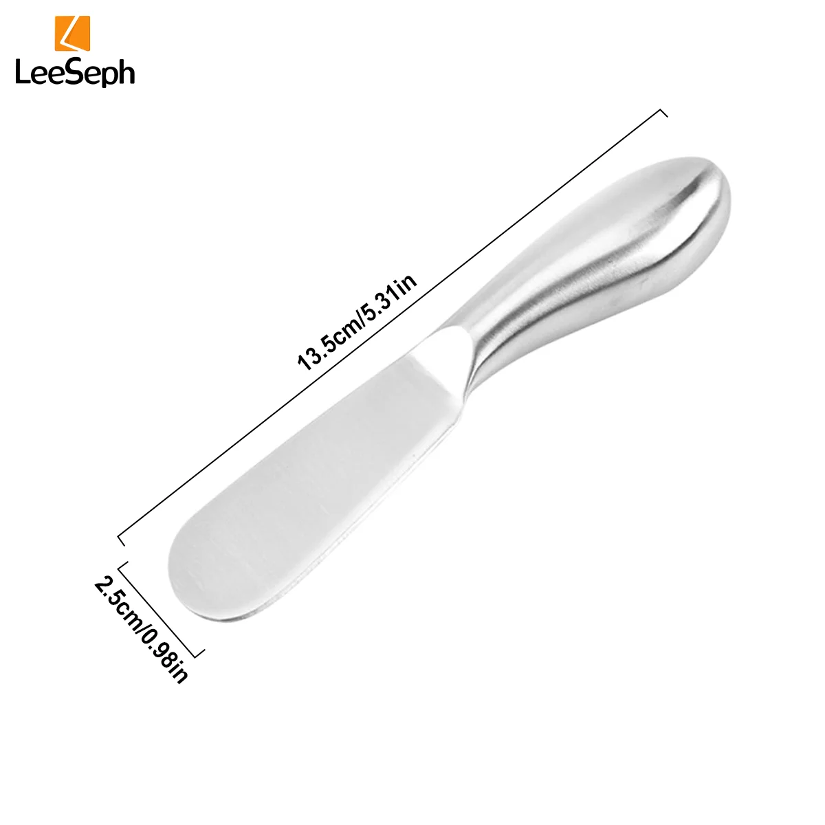 Leeseph Cheese Spreader Knives, Stainless Steel Butter Knife, for Cake Cheese Cold Butter Jam Cream Pastry, Kitchen Gadgets