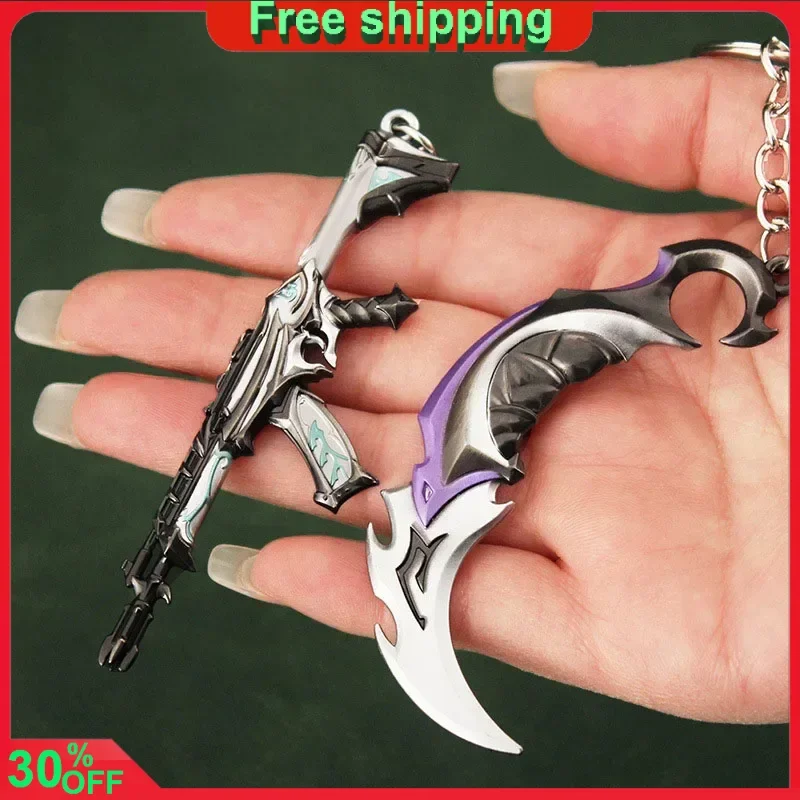 

Valorant Weapon Melee Reaver 2.0 Karambit Knife M4 Butterfly Samurai Swords Uncut Blade Metal Craft Anime Figures Gift Toys Game