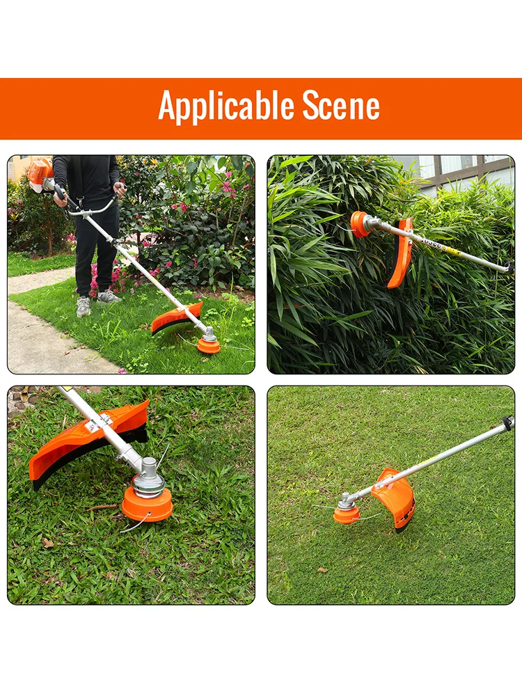 CONENTOOL 52CC 3-in-1 Benzin-Freischneider 2500W Benzin-Rasentrimmer 2-Takt Unkrautschneider Rasenmäher Gartenwerkzeug Hochleistungs-Gartenprofi
