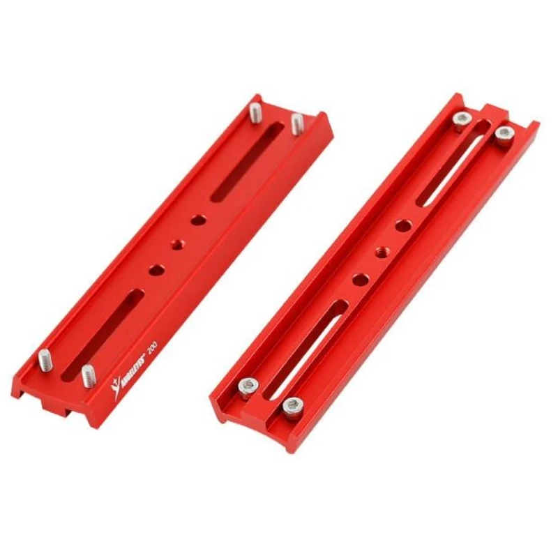 Agnicy 4 Screws Positioning Dovetail Plate 200mm Equatorial Instrument Holding Clamp Quick Installation Board Red Black Green