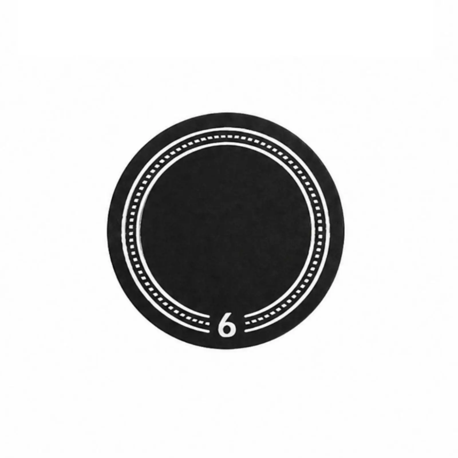 Slim Stainless Steel Pickleball Paddle Handle Counterweight Customizable Round