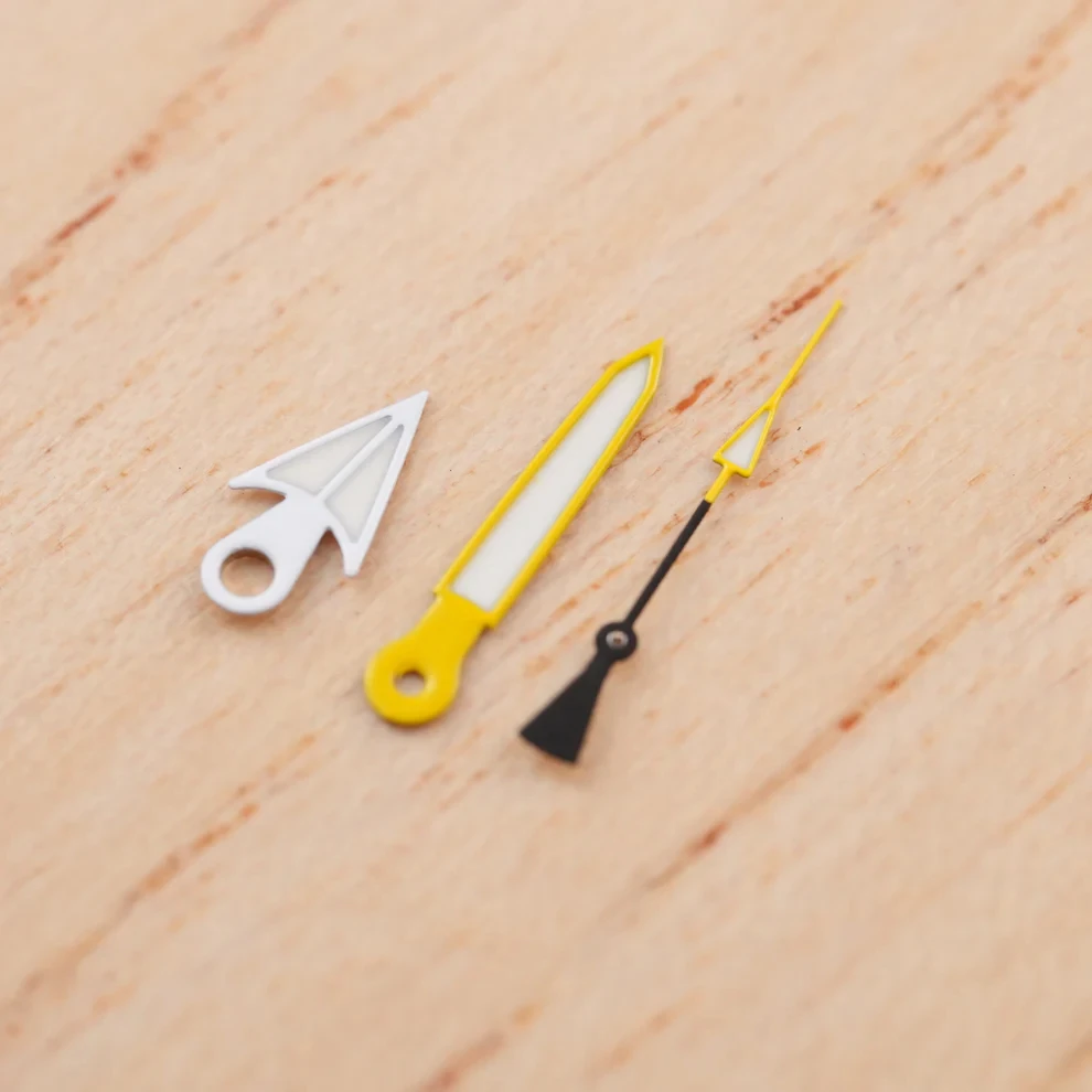 

Watch Parts Yellow White Colors SRP639 Tuna Watch Hand C3 Luminous Suitable For NH35/36/NE15/7S26 Movement