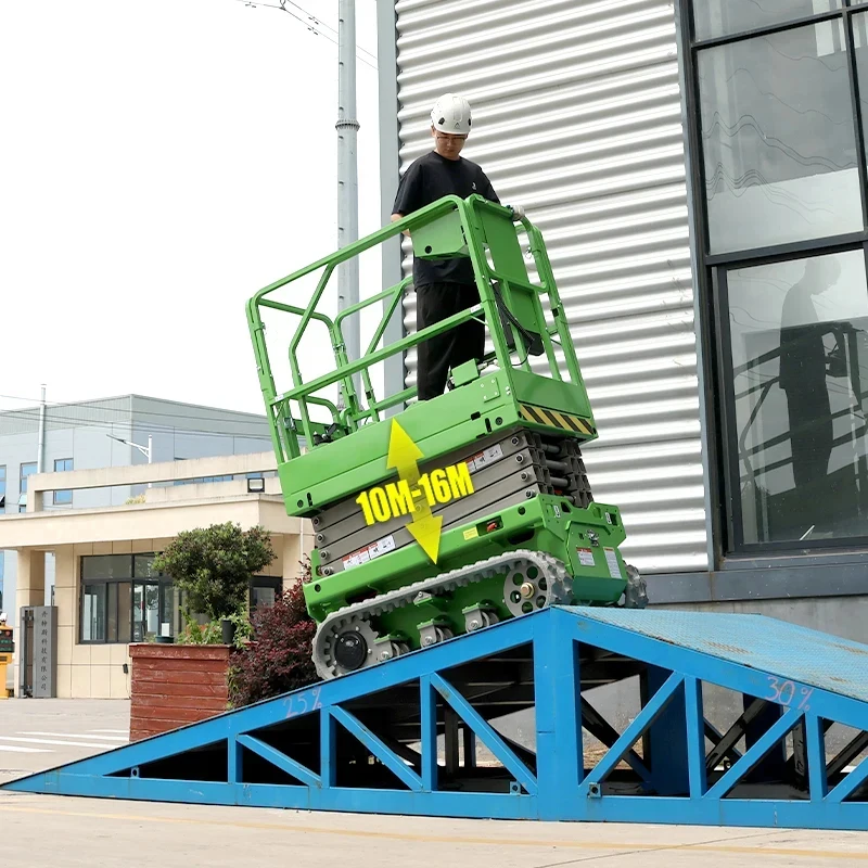 Tracked Scissor Lift – Self-Propelled, Portle, Aerial Work on Rough Terrain