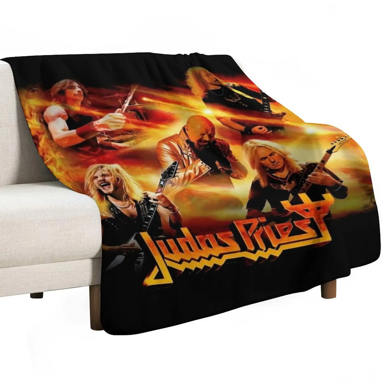 HFGRJH--- JUDAS PRIEST --- METALCORE Throw Blanket Loose Soft Big Baby Sofa Luxury Throw Flannels Blankets