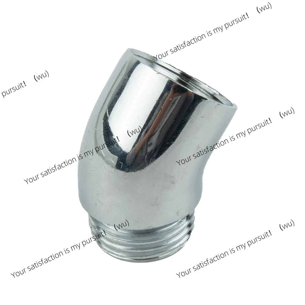 Brass Extender Shower Elbow 145 Degree Bathroom Chrome Corrosion Resistant For Hand Shower Thread G 1/2 Connections