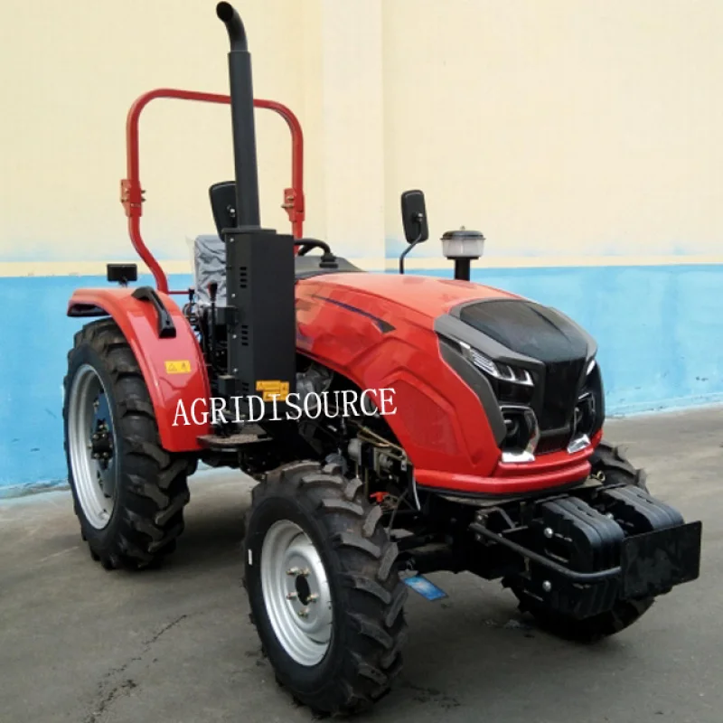 Diyuan marca trator agrícola compacto com carregador, trator agrícola de alta qualidade, China fez, 4x4, 40HP