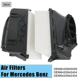 Car Air Filter For Benz Gle W166 Gl X164 X166 W463 W164 Ml 350 2012-2016 For Mercedes Benz GL ML S-CLASS GL350 ML350 S350 2pcs