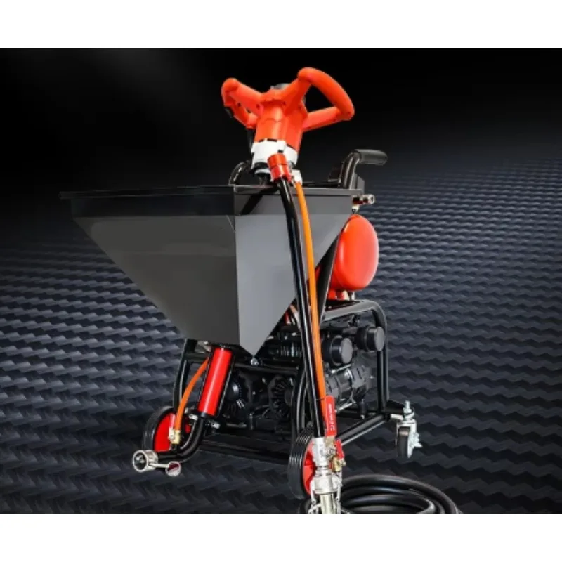 بخاخ مسحوق معجون طلاء الحجر الحقيقي المقاوم للحريق الكل في واحد من مادة البولي يوريثين js طلاء مقاوم للماء متعدد الوظائف عالي الطاقة أوتوماتيكيًا