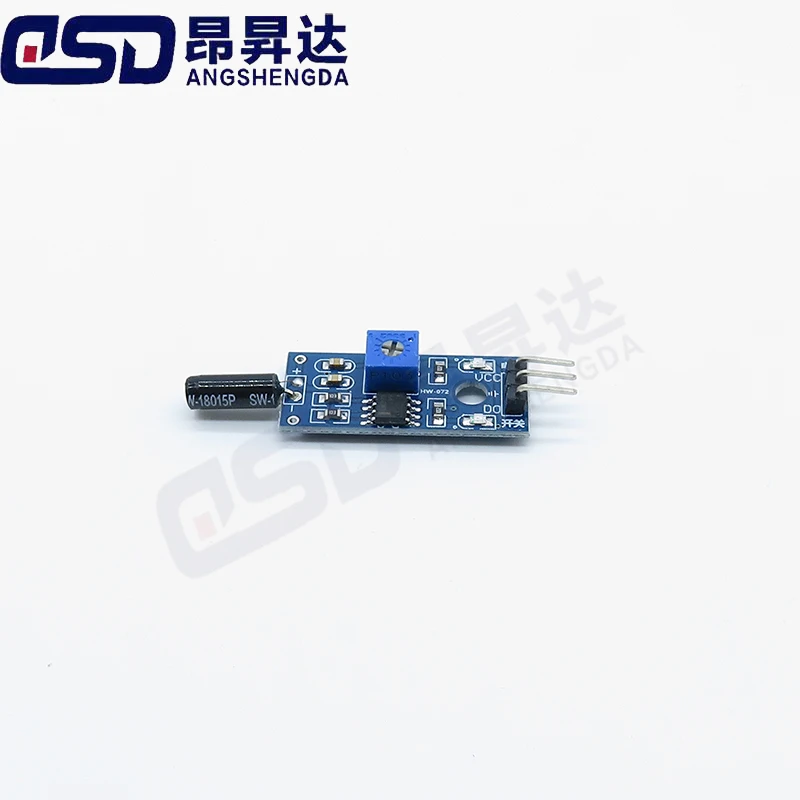 SW-18010P Vibration Sensor Switch Module, Normally Open High Sensitivity 12V for Alarm Car DIY Projects