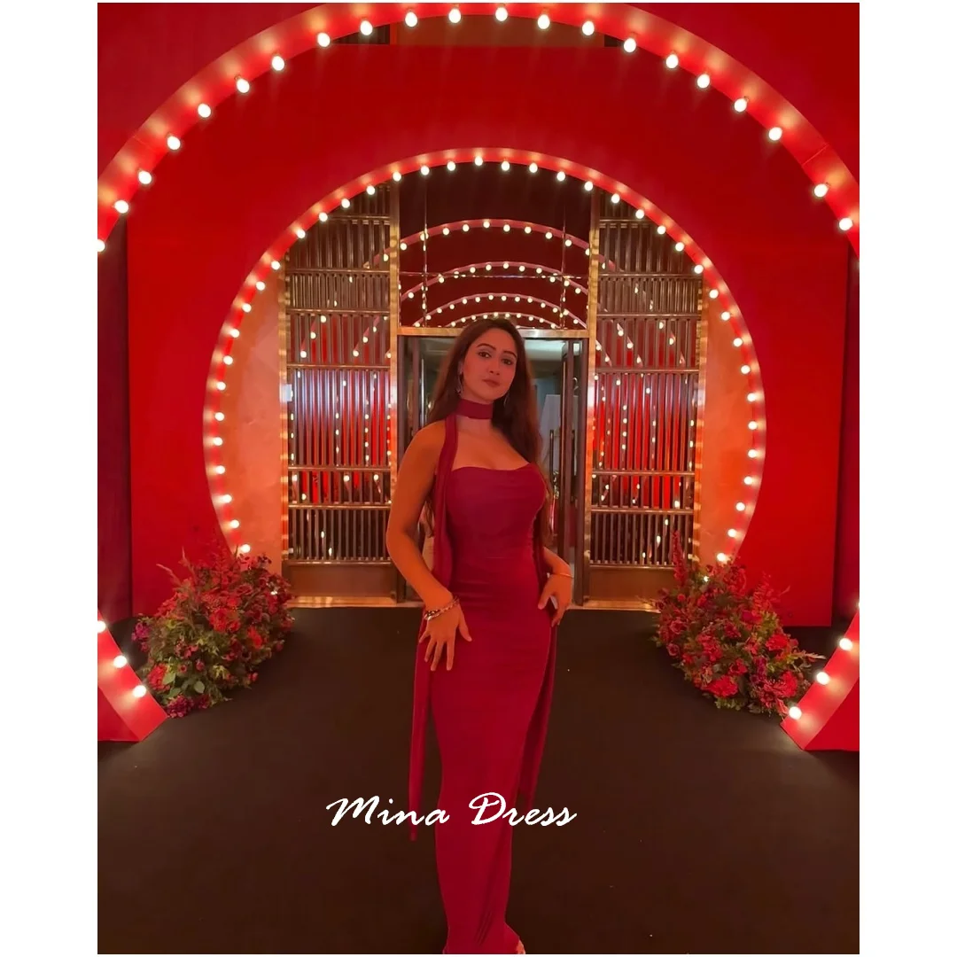 

Mina Customized Tube Top Dresses for Special Events Sleeveless Elegant Gowns Backless Evening Dress Luxury Elegant Party Woman