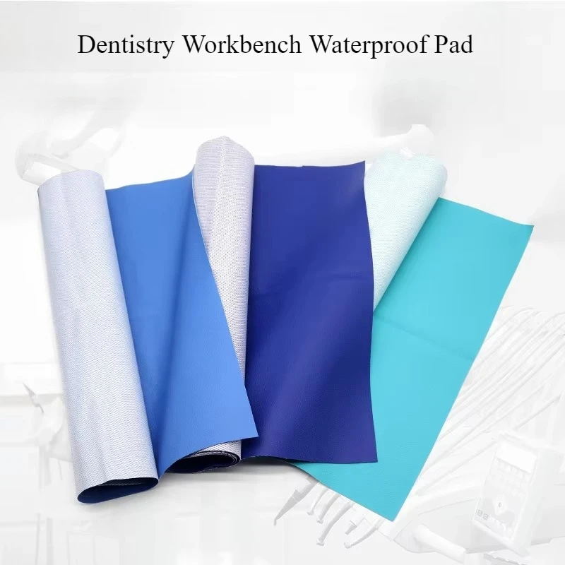40*80cm Dentistry Chair Table Waterproof Pad 10 Optional Colors  Protective Cloth Wear Resistant Non-slip Leather Lab Tools