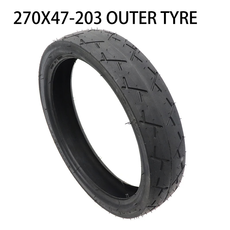 10 Inch 270x47-203 Inner Tube Tire For Baby Carriage Trolley Durable Wearproof Rubber Tyre Cycling Pushchair Accessories Parts