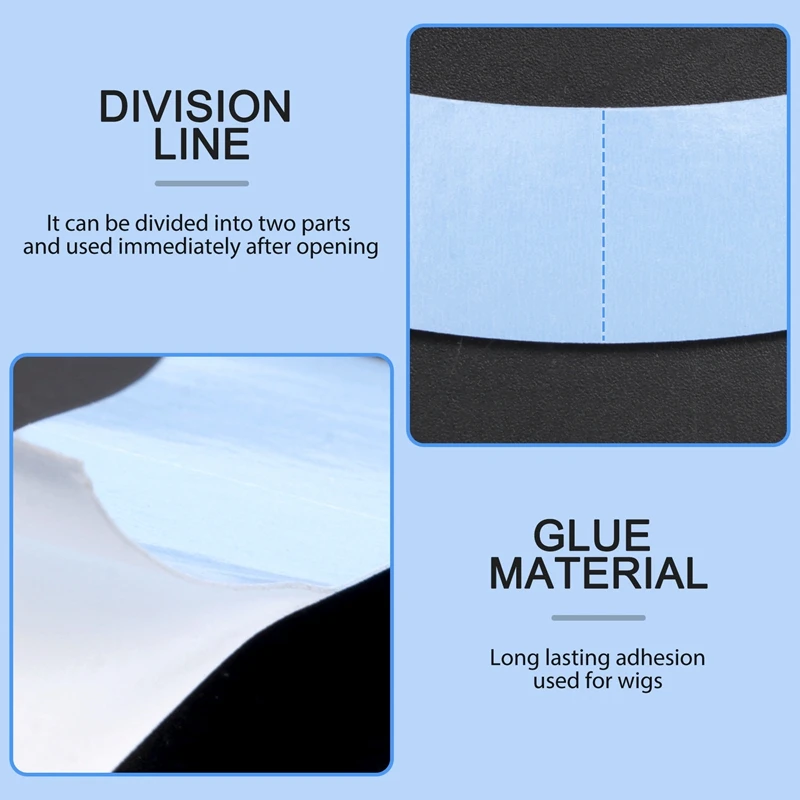 شعر مستعار قوي لاصق تمديد الشريط ، مقاوم للماء والعرق الشريط للشعر المستعار الدانتيل الباروكات ، شرائط الشعر الثابتة ، شريط مزدوج ، فيلم ، 36 قطعة لكل مجموعة