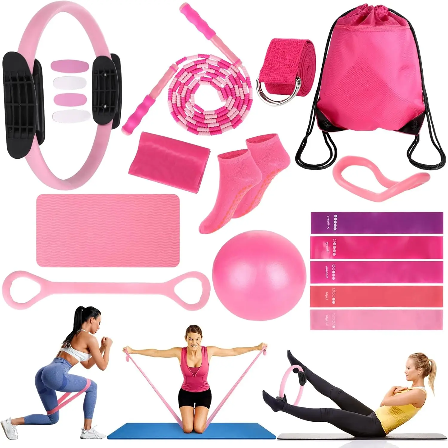 Home Pilates Essentials Kit for Women