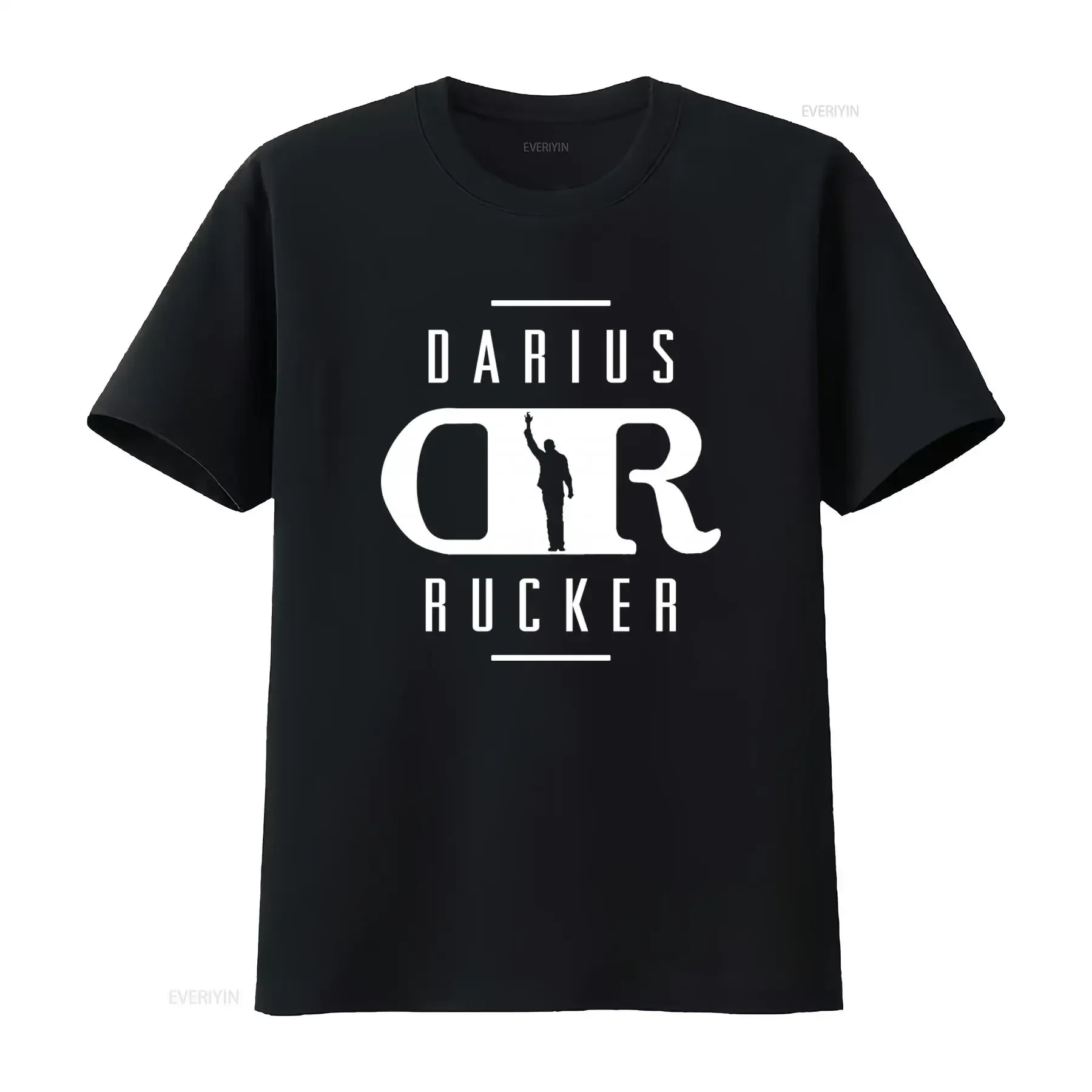 Darius Rucker Print T Shirt for Men Stylish Casual vintage Washed streetwear Breathable Stretched graphic Soft designer clothes