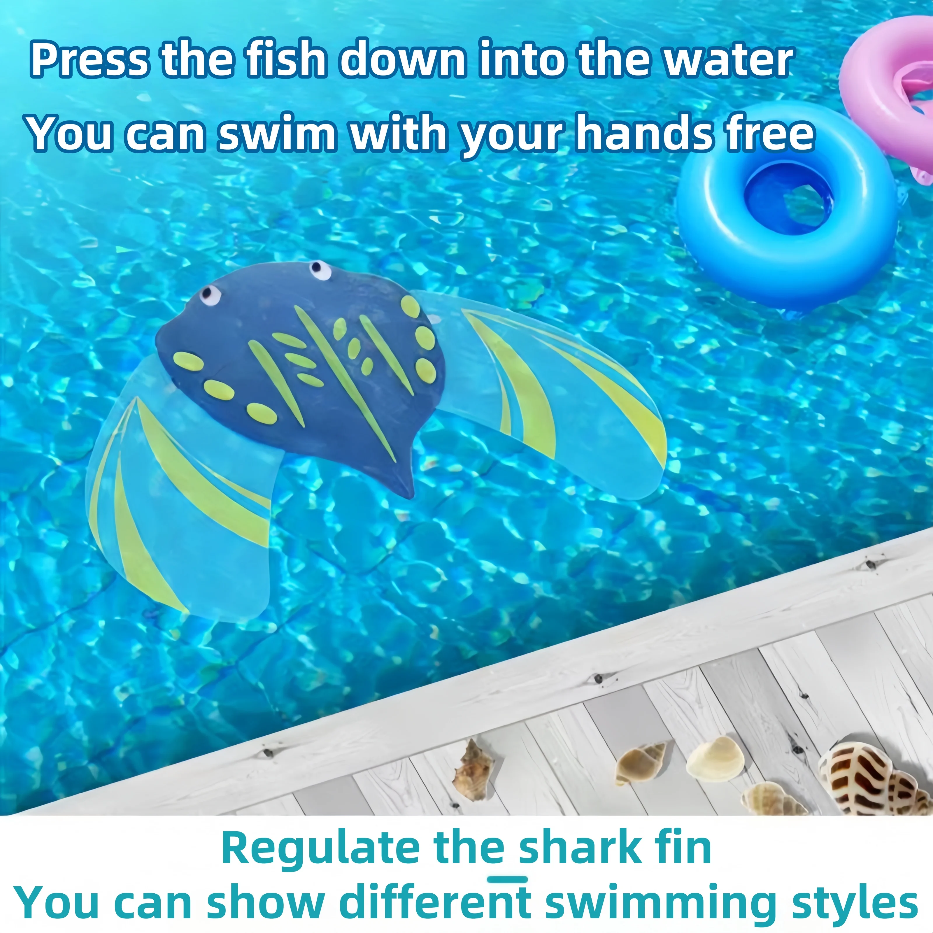 لعبة مانتا راي الهيدرو الديناميكية، نموذج سبلاش لحمام السباحة على الشاطئ، تستخدم للتدريب على السباحة والغوص وألعاب الألعاب الخارجية #4