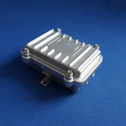 130x90x50mm Outdoor Wireless AP Bridge Amplifier IP66 Waterproof Box Cast Aluminum Metal Housing for Communication Base Station