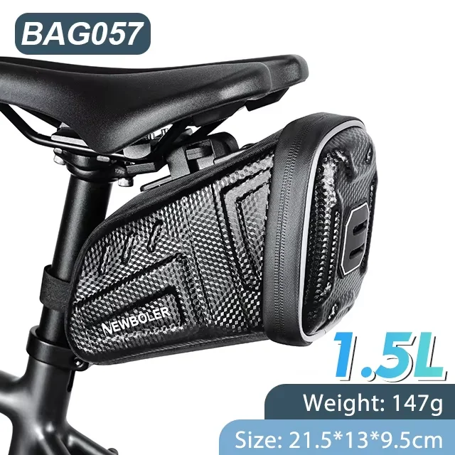 Waterdichte Fietszadeltas Met Wachtwoord Slot MTB Racefiets Zadeltas Reflecterende Fiets Gereedschaphouder Tas Fietsaccessoires