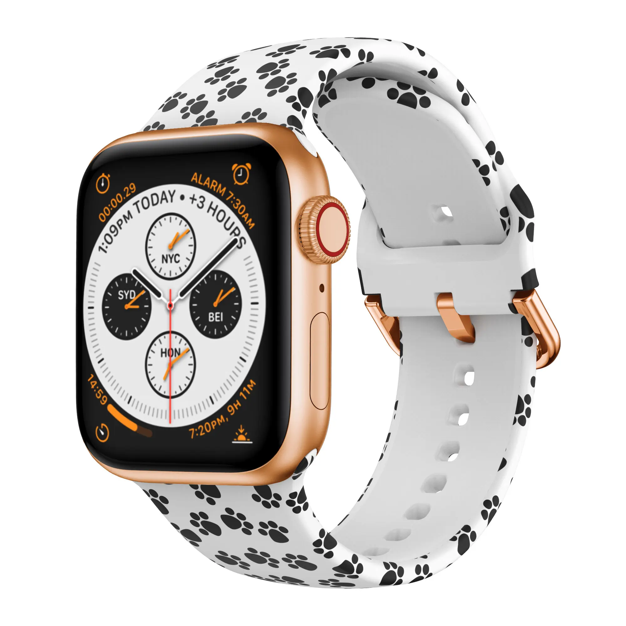 Strap for Apple Watch Band 42mm 44mm 45mm Printing Cute Bracelet Women Watchband Girls Man Sport Strap for Apple Watch Ultra 2