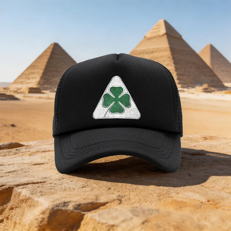 2026 Four Seasons Unisex Lightweight Mesh Baseball Cap Clover Logo White Outdoor Personalized Duck Tongue Hat Family Party Busin