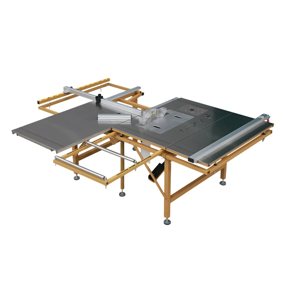 Factory Direct Portable Multifunction Wood Cutting Machine Foldable Sliding Table Saw With 220v Voltage For Woodworking