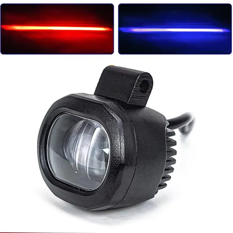 1PC 12V-80V LED Forklift Warning Light Red Blue Line Safety Zone Work Light Highlight One Line Limit Work Light For Fork Truck