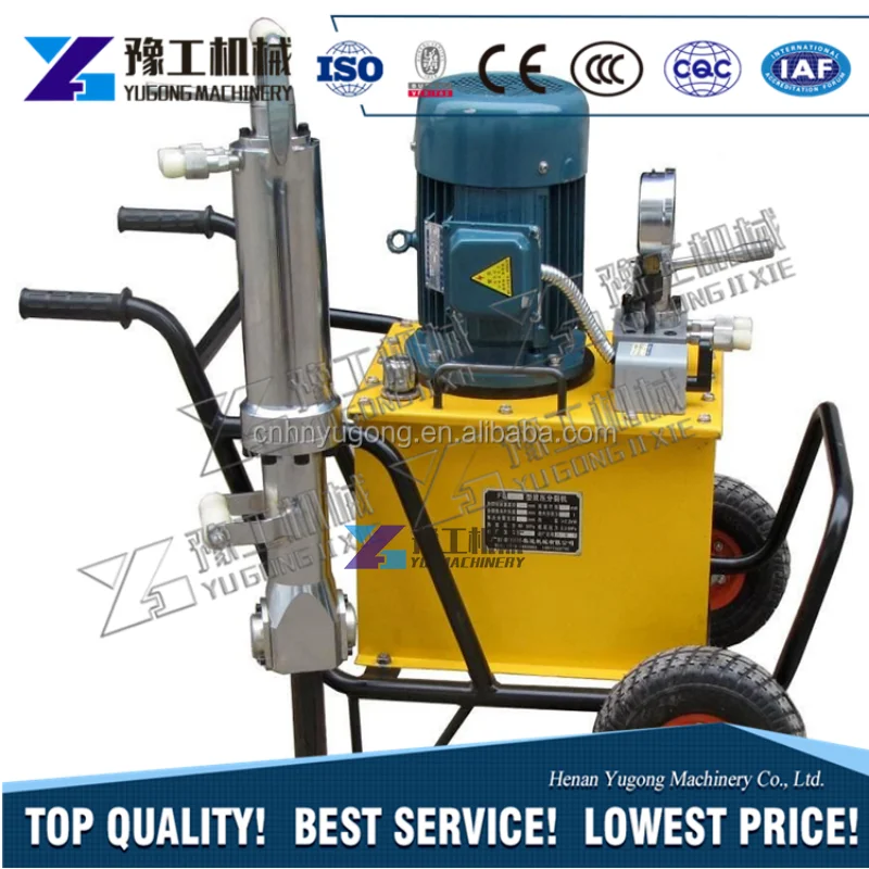 Hydraulic Stone Splitting Machine for Sale Manual Rock Splitter Hydraulic Stone Splitter for Stone Splitting