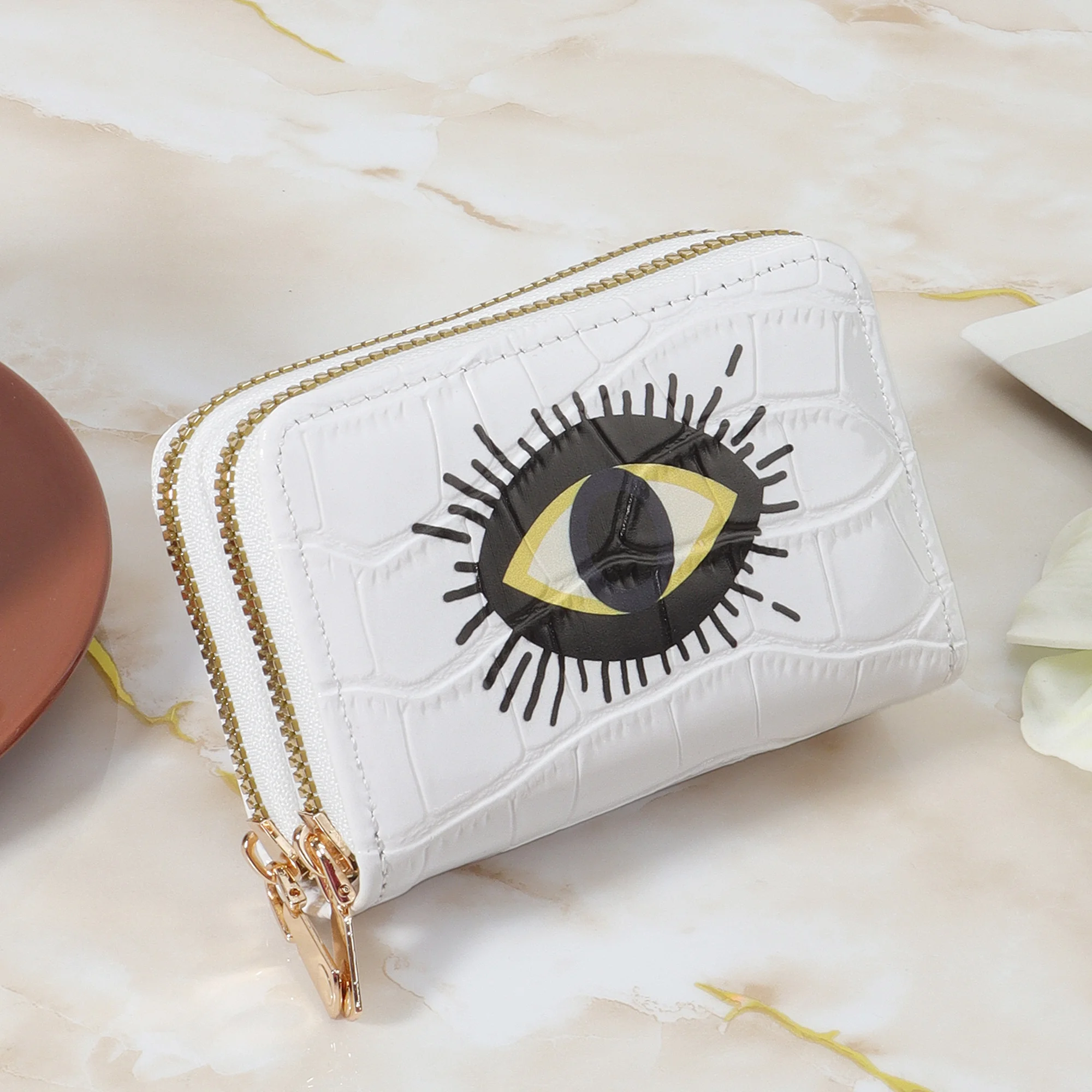 Zipper Around Coin Purse, Simple Credit Card Holder With Multi Card Slots, Versatile Wallet