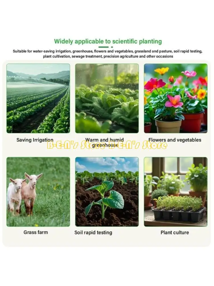 Y1AD User Friendly Soil Meter Measure Temperature Moisture for Gardening