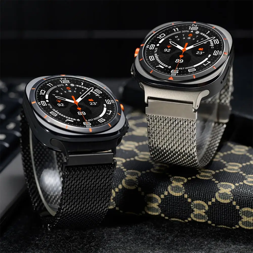 Pure Titanium Watch Band For Samsung Galaxy Watch Ultra Adjustable Matching Band For Samsung Watch 8/watch 8 Classic