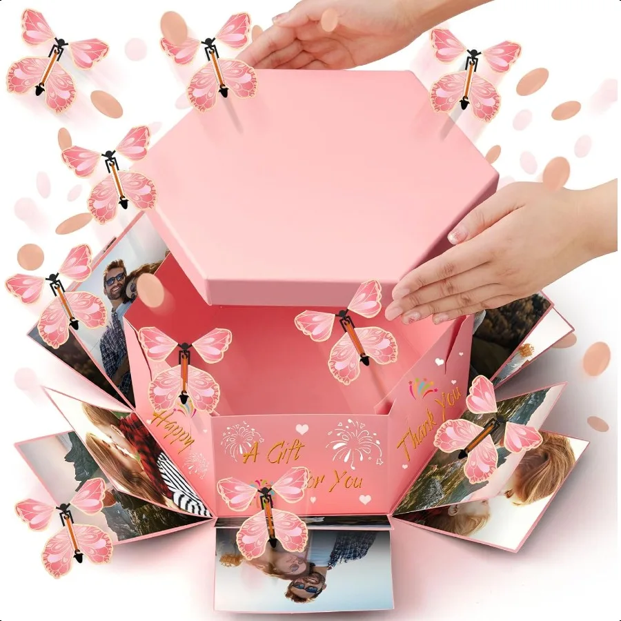 

Flying Butterfly Surprise Gift Box Large 12 Pcs