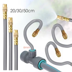 20/30/50CM OD-6mm 360° Free Bending Brass Nozzle Quick Connect Adjustable Spray Sprinkler for Garden Misting Irrigation System